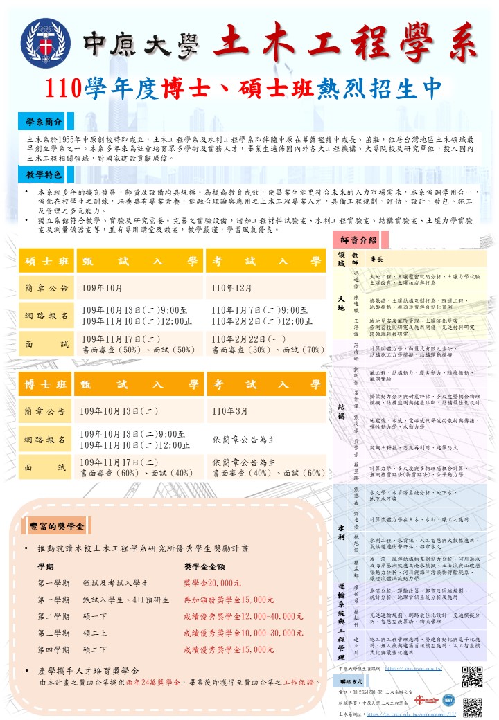 110招生海報